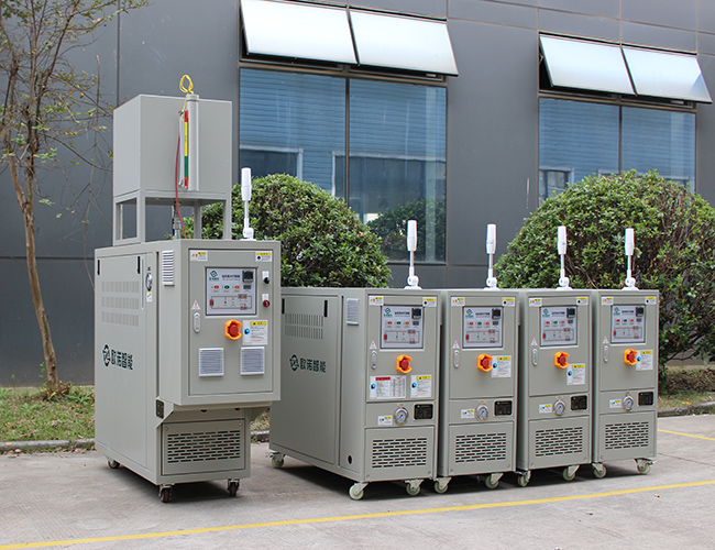 5臺(tái)定制油溫機(jī)測試合格_廠家專屬物流直發(fā)江西贛州