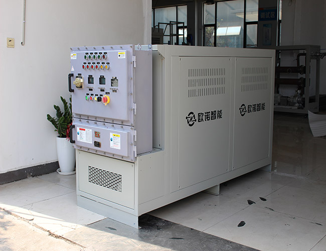 2臺(tái)防爆油溫機(jī)廠家發(fā)貨_測試合格專車護(hù)送發(fā)往陜西西安